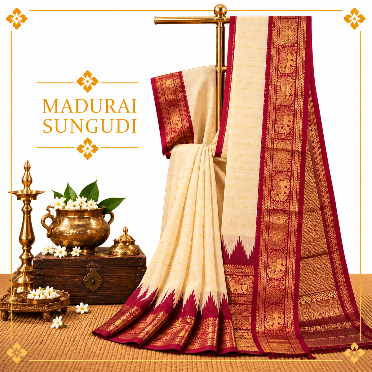 MADURAI SUNGUDI SAREES