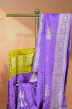 FANCY MUSHROOM SILK SAREE