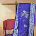 FANCY MUSHROOM SILK SAREE