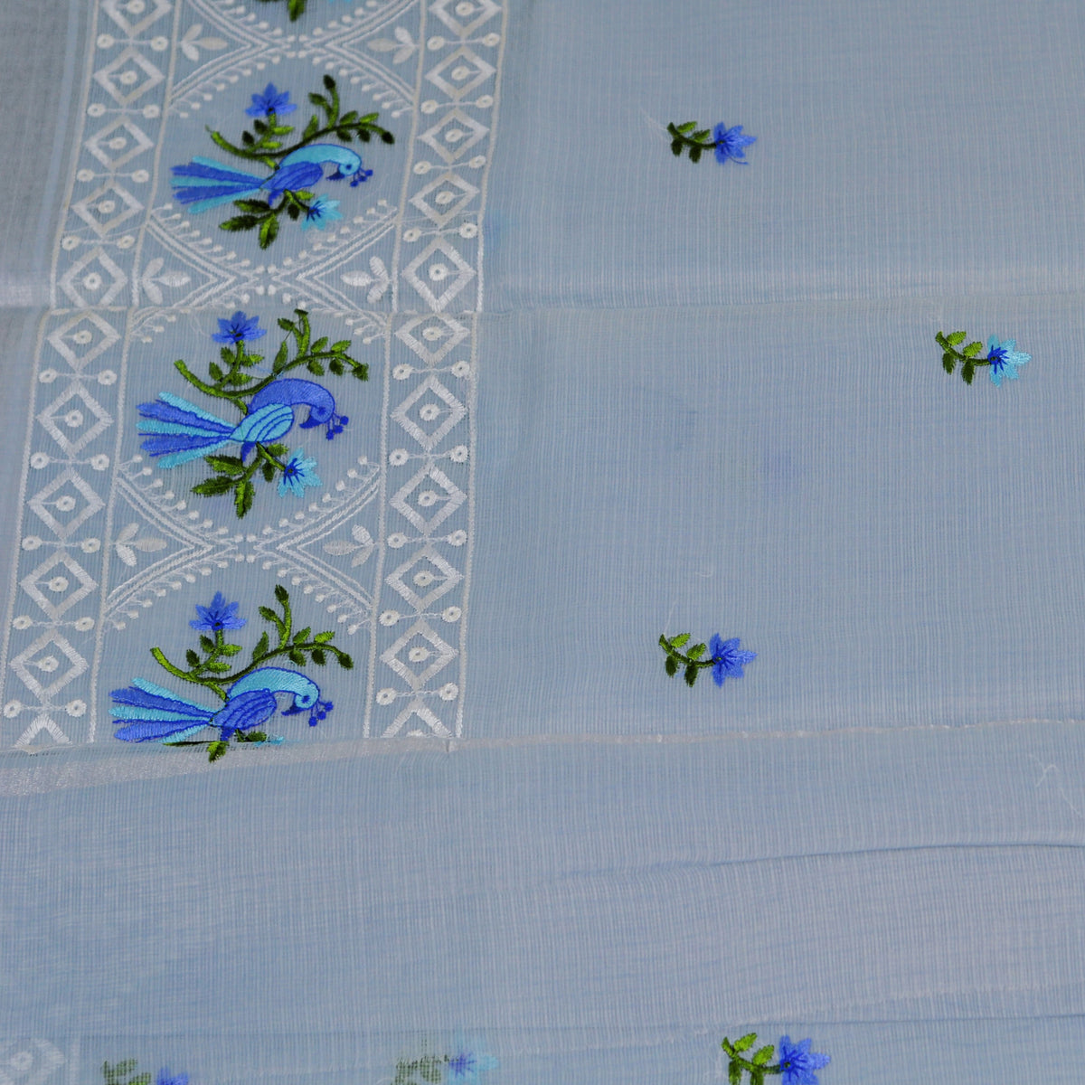 KOTA WITH EMBROIDERY SAREE