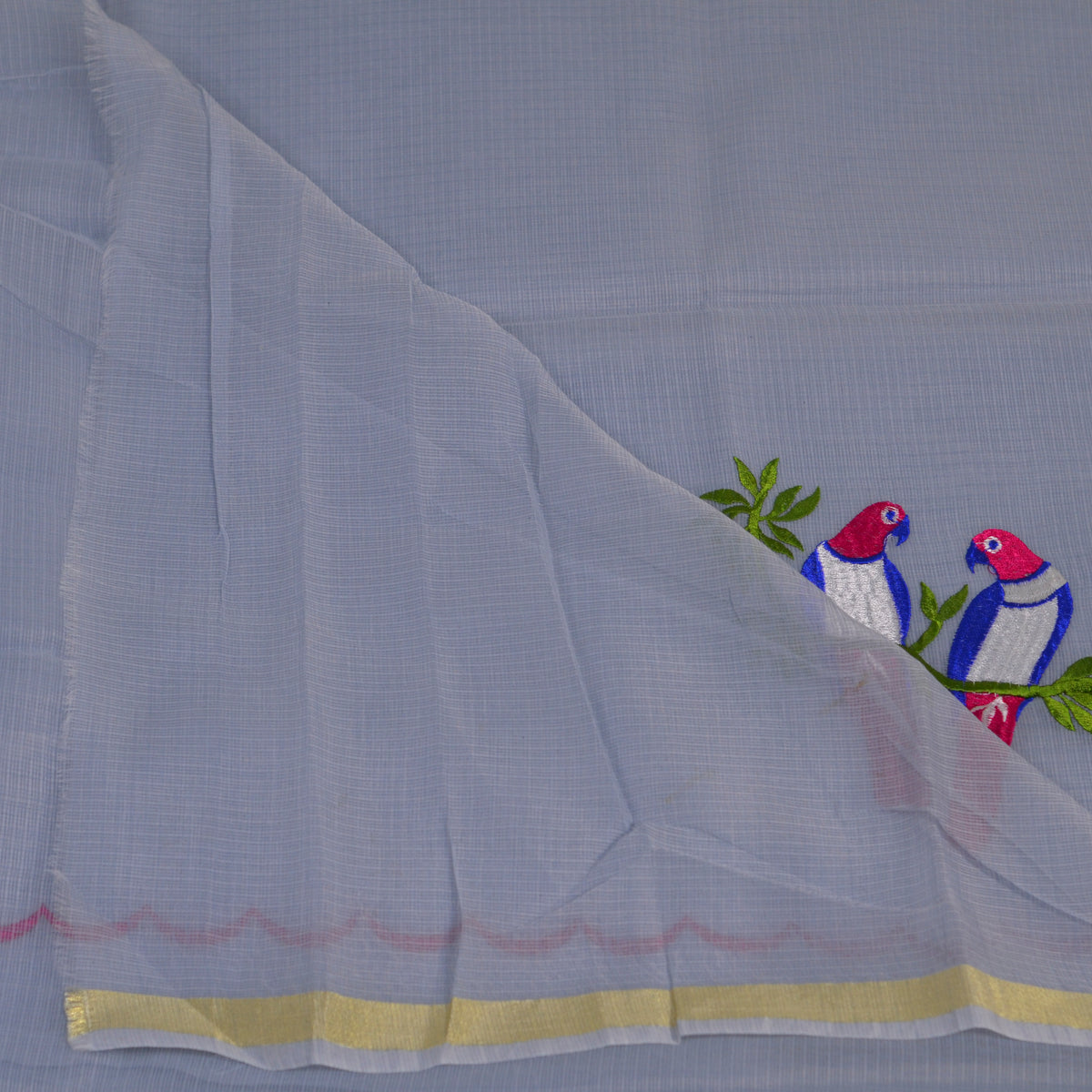 KOTA WITH EMBROIDERY SAREE