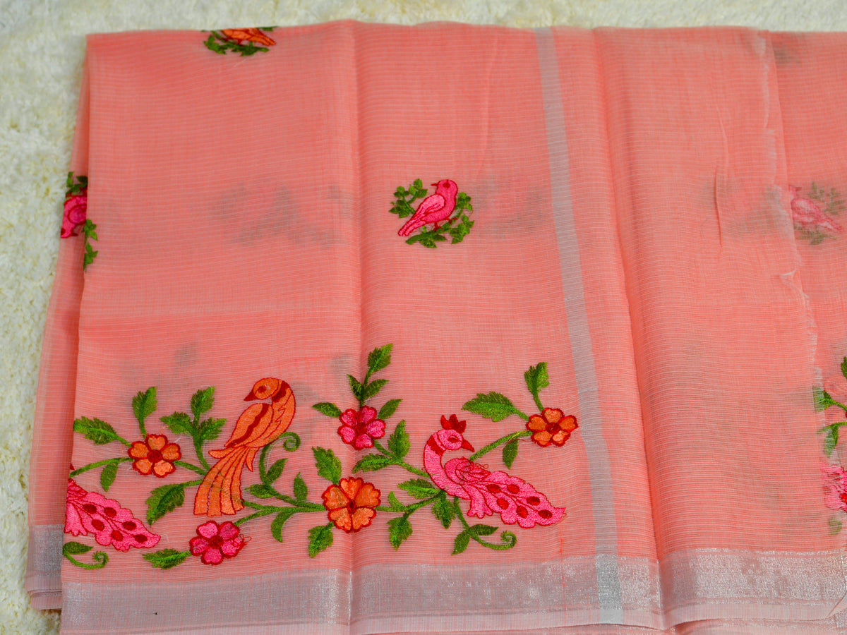 KOTA WITH EMBROIDERY SAREE