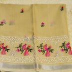 KOTA WITH EMBROIDERY SAREE