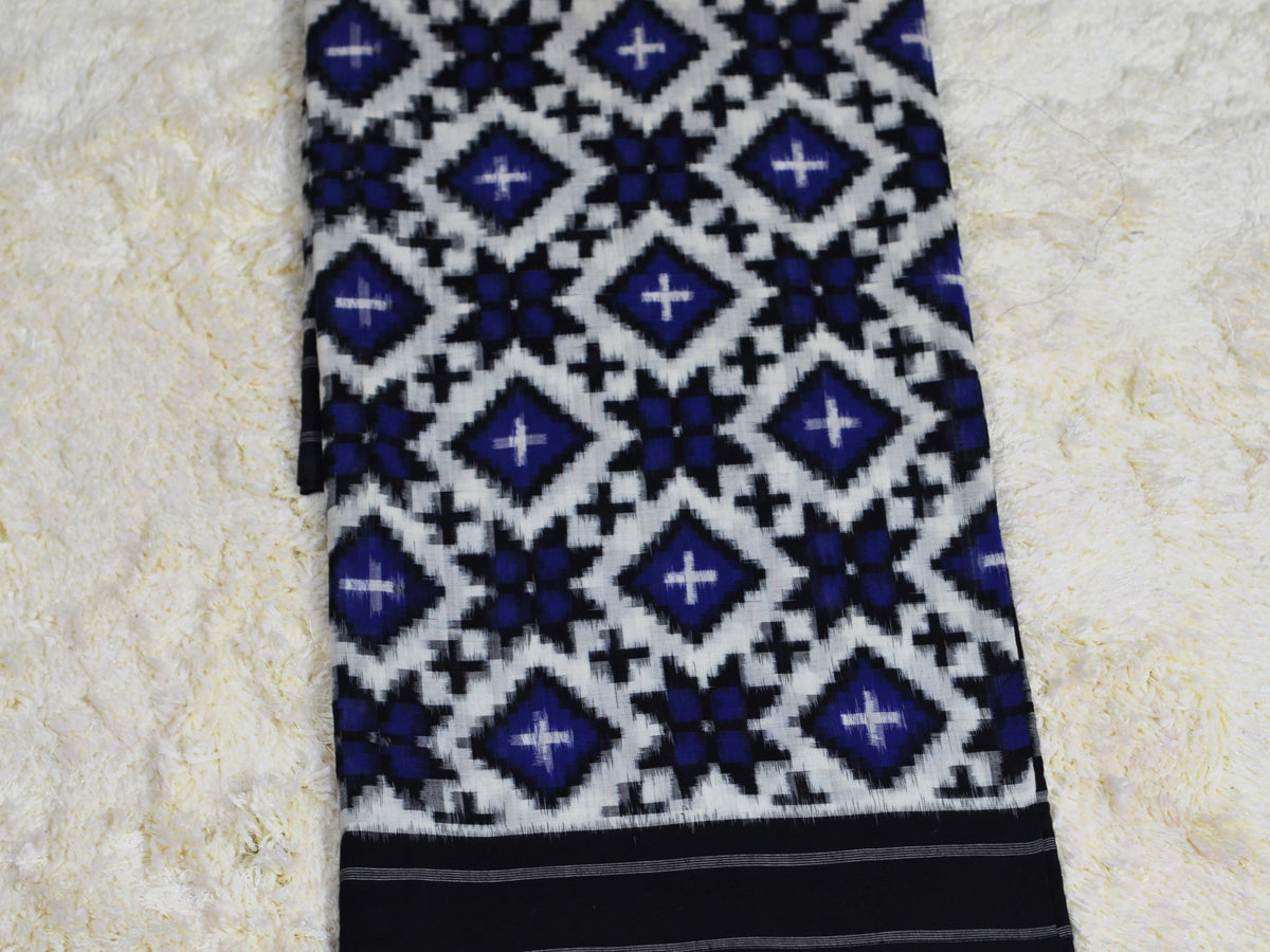 POCHAMPALLY  DOUBLE IKKAT SAREE