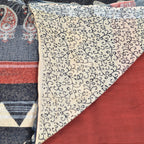 BAGRU BLOCK PRINT LINEN COTTON SAREE