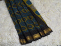 BAGRU HAND BLOCK MAHESHWARI SILK SAREE