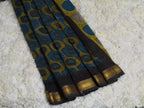 BAGRU HAND BLOCK MAHESHWARI SILK SAREE