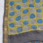 BAGRU HAND BLOCK MAHESHWARI SILK SAREE