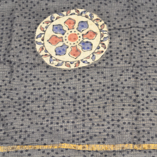 BAGRU HAND BLOCK PRINT KOTA DORIA SAREE