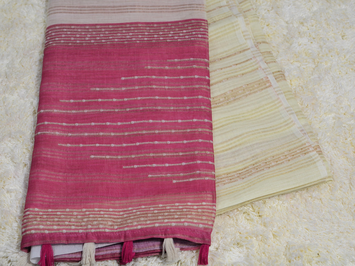 LINEN COTTON SAREE
