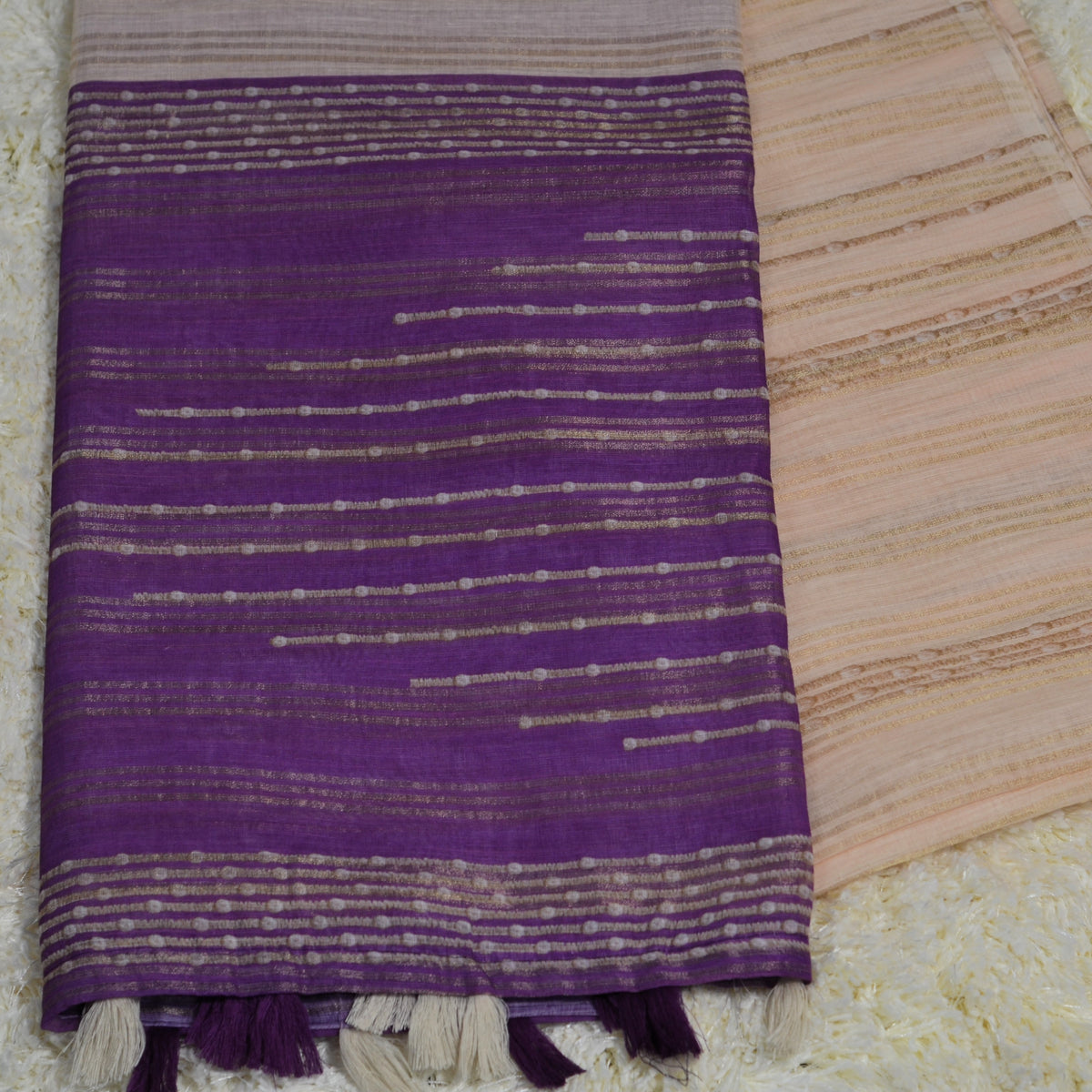 LINEN COTTON SAREE