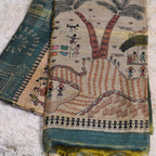 TISSUE TUSSAR SILK BLEND SAREE