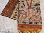 TISSUE TUSSAR SILK BLEND SAREE