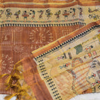TISSUE TUSSAR SILK BLEND SAREE