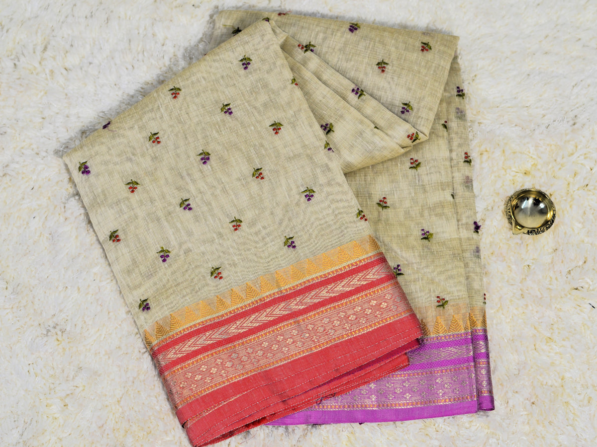 CHANDERI PURE COTTON SAREE