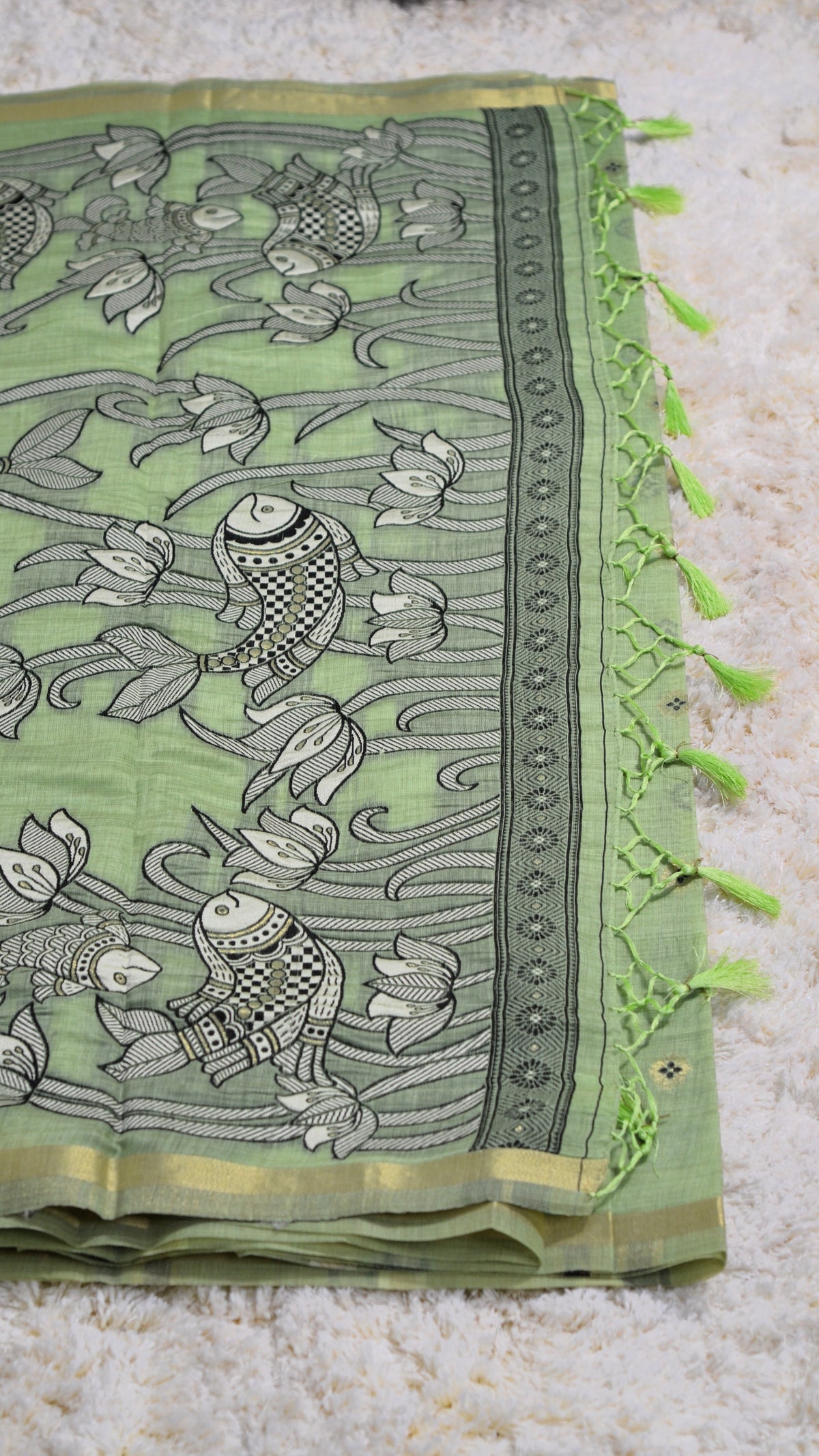 CHANDERI PURE COTTON SAREE