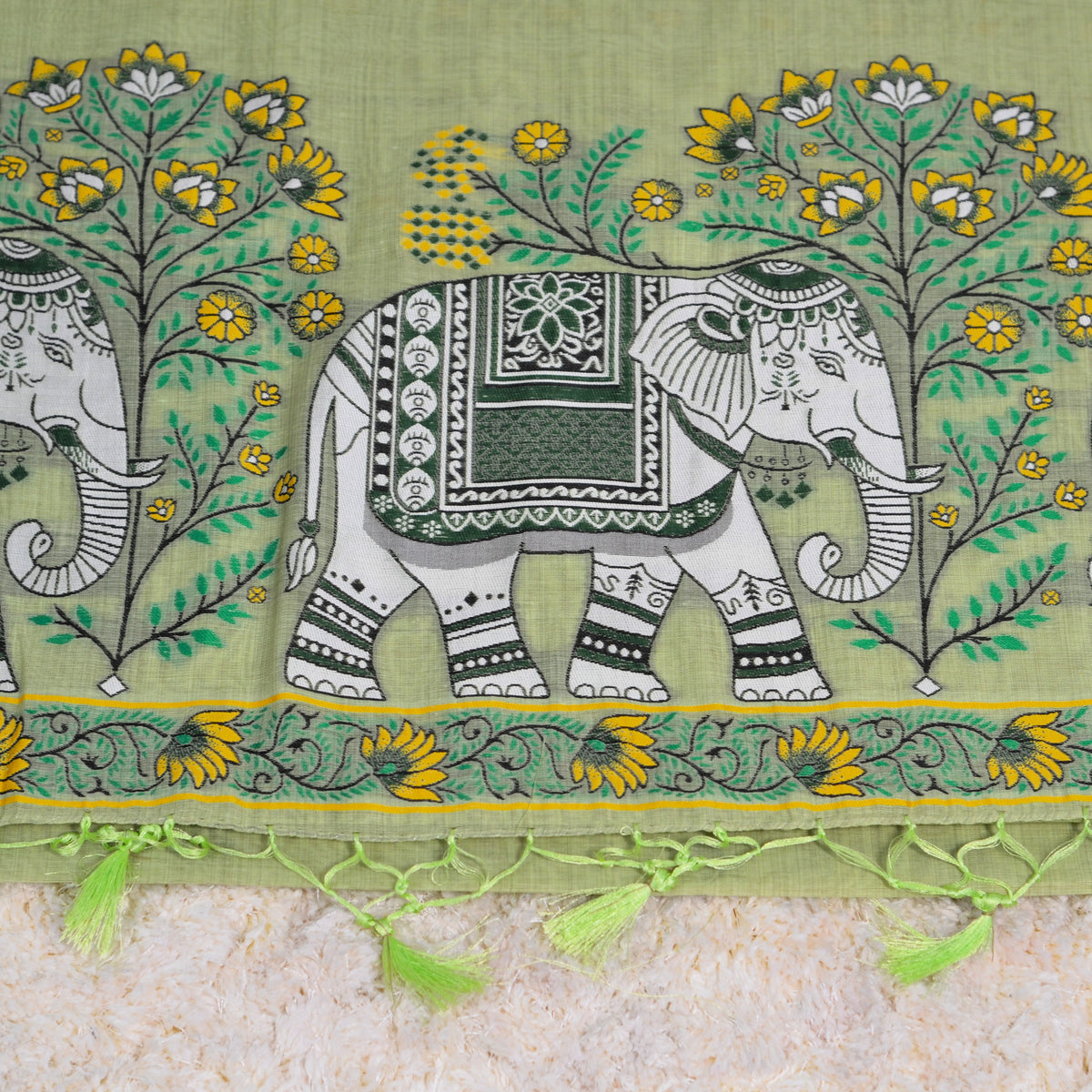 CHANDERI PURE COTTON SAREE