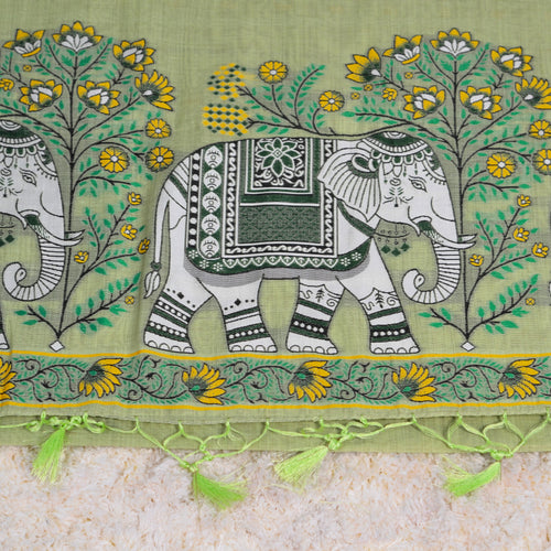 CHANDERI PURE COTTON SAREE