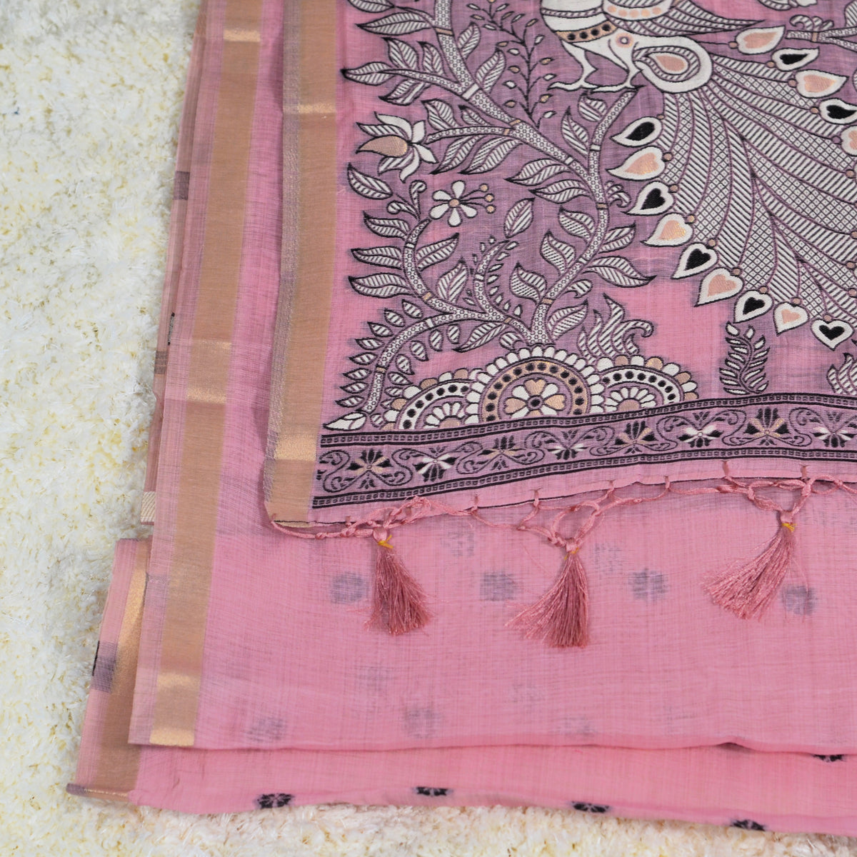 CHANDERI PURE COTTON SAREE