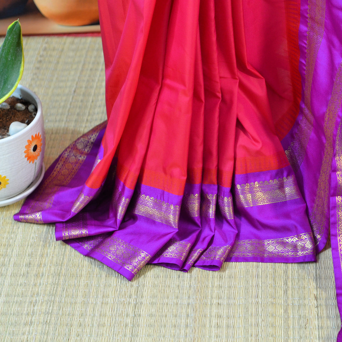 GADWAL SILK BLEND SAREE
