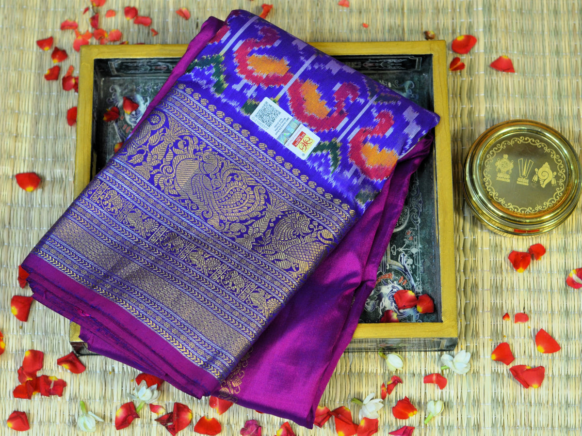 POCHAMPALLY KANCHI FUSION HANDLOOM SAREE