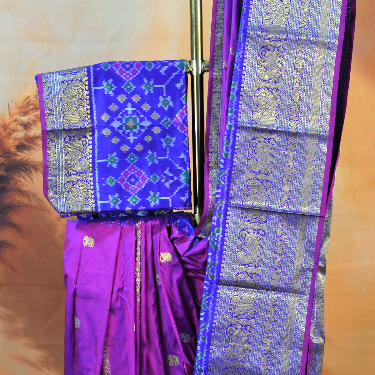 POCHAMPALLY KANCHI FUSION HANDLOOM SAREE