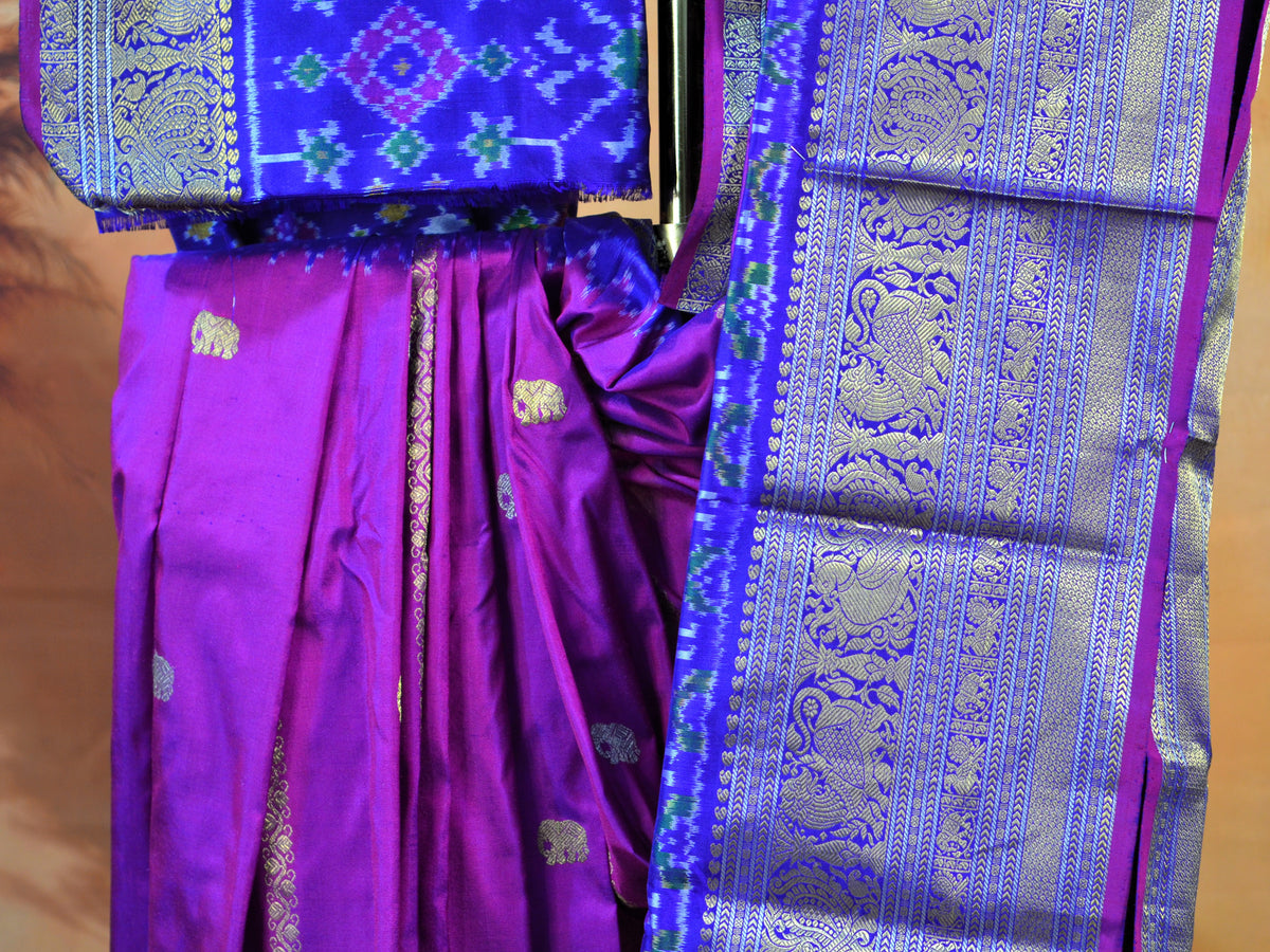POCHAMPALLY KANCHI FUSION HANDLOOM SAREE