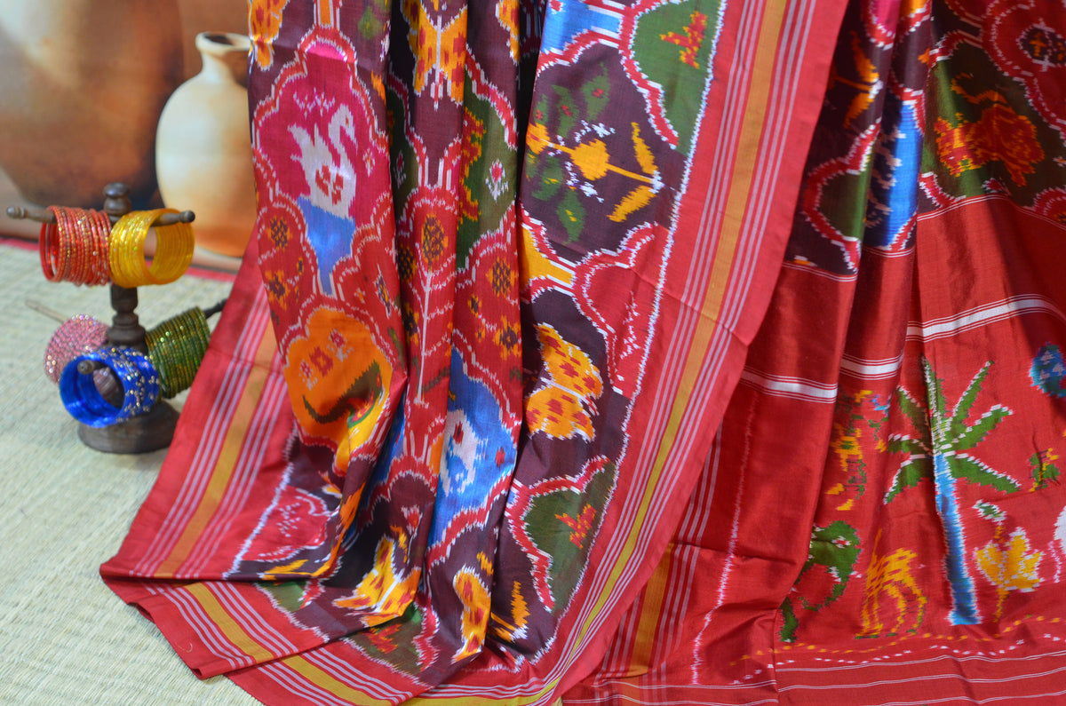 POCHAMPALLY PATOLA HANDLOOM SAREE