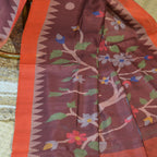 SILK BLEND TUSSAR JAMDANI SAREE