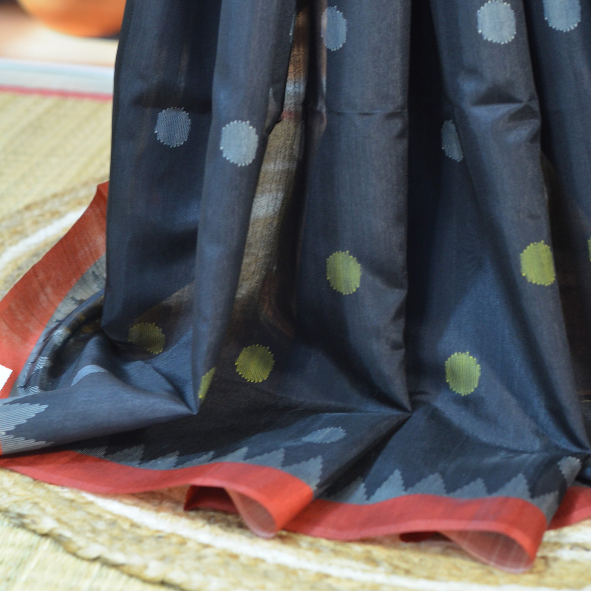 SILK BLEND TUSSAR JAMDANI SAREE