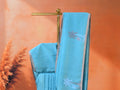 TISSUE SILK LINEN JAMDANI SAREE