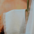 TISSUE SILK LINEN JAMDANI SAREE