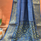 AJRAKH DOLA SILK SAREE