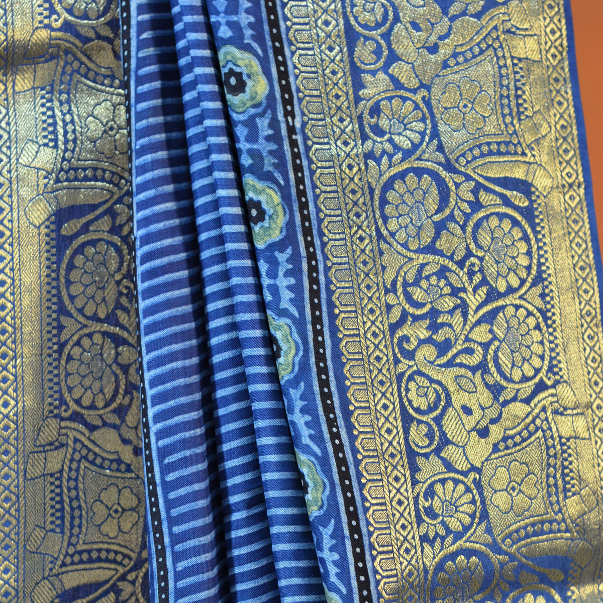 AJRAKH DOLA SILK SAREE