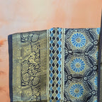AJRAKH DOLA SILK SAREE