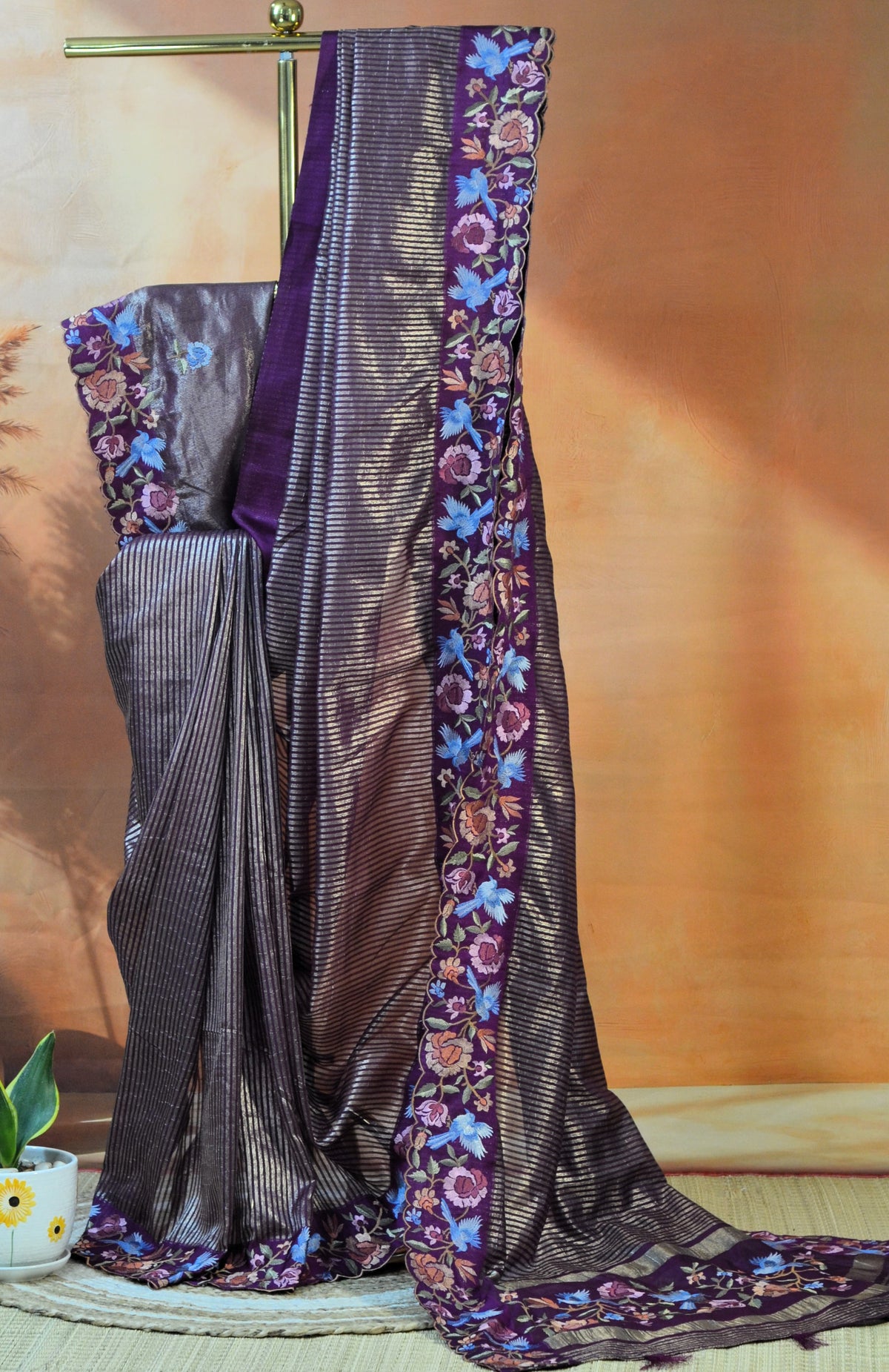 FANCY TISSUE BANARASI SAREE