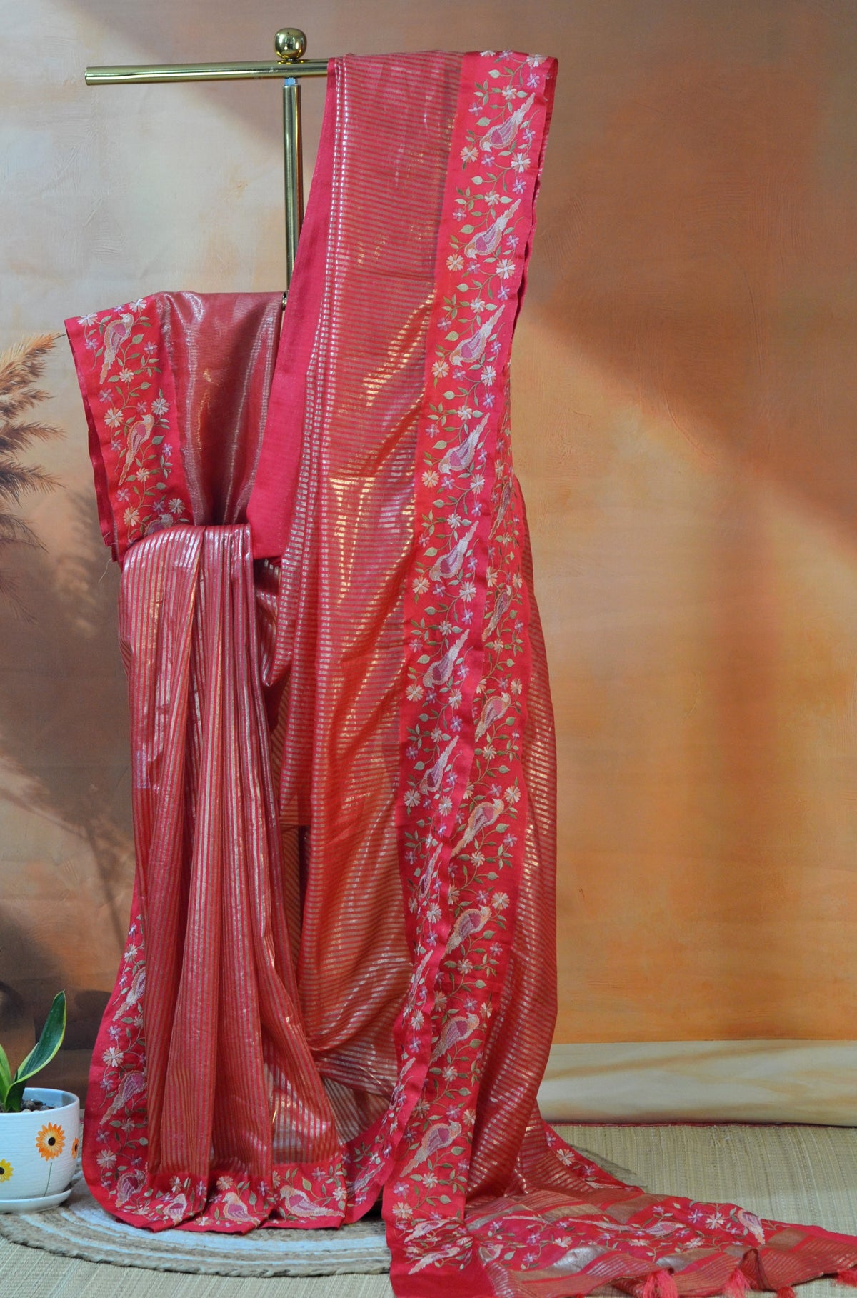 FANCY TISSUE BANARASI SAREE
