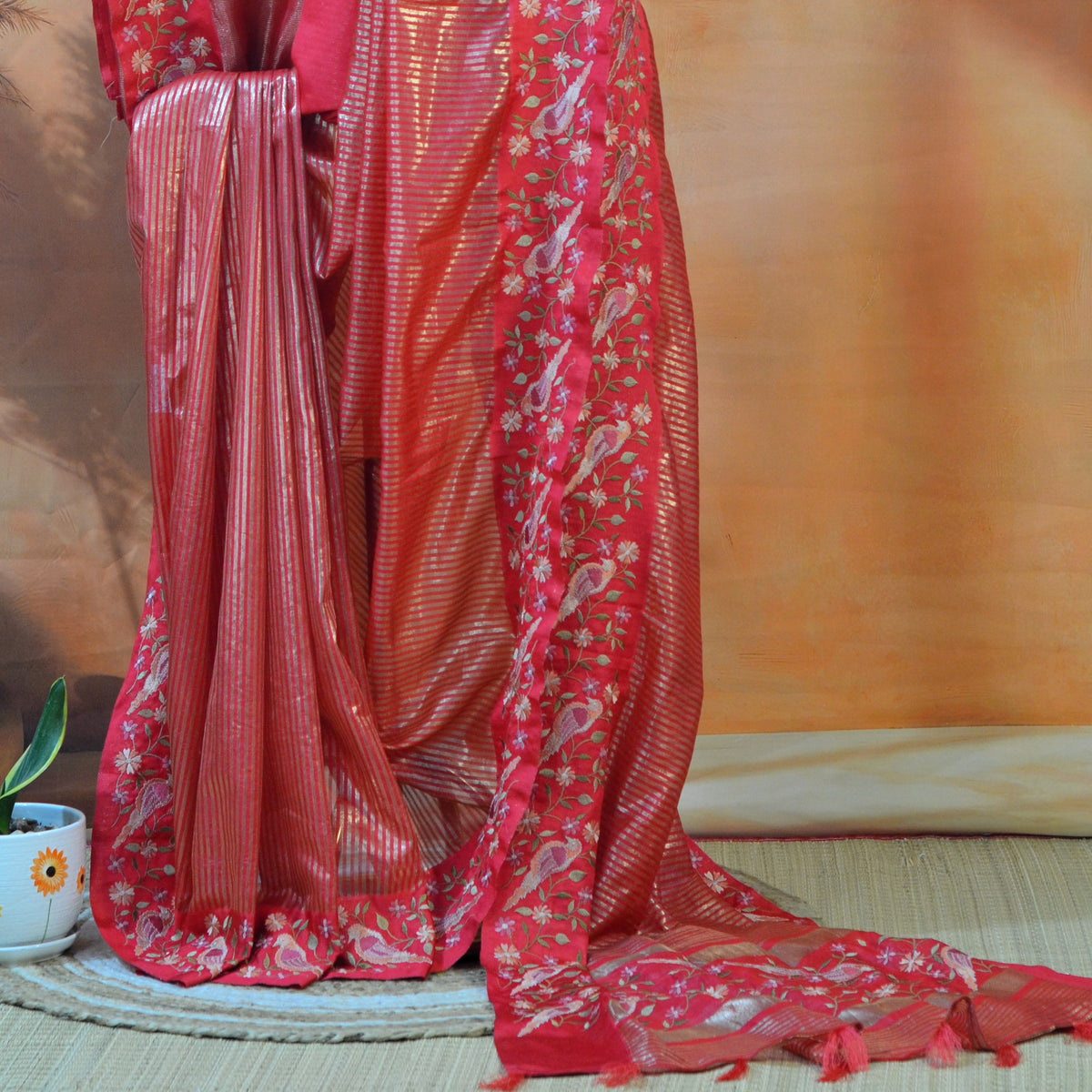 FANCY TISSUE BANARASI SAREE