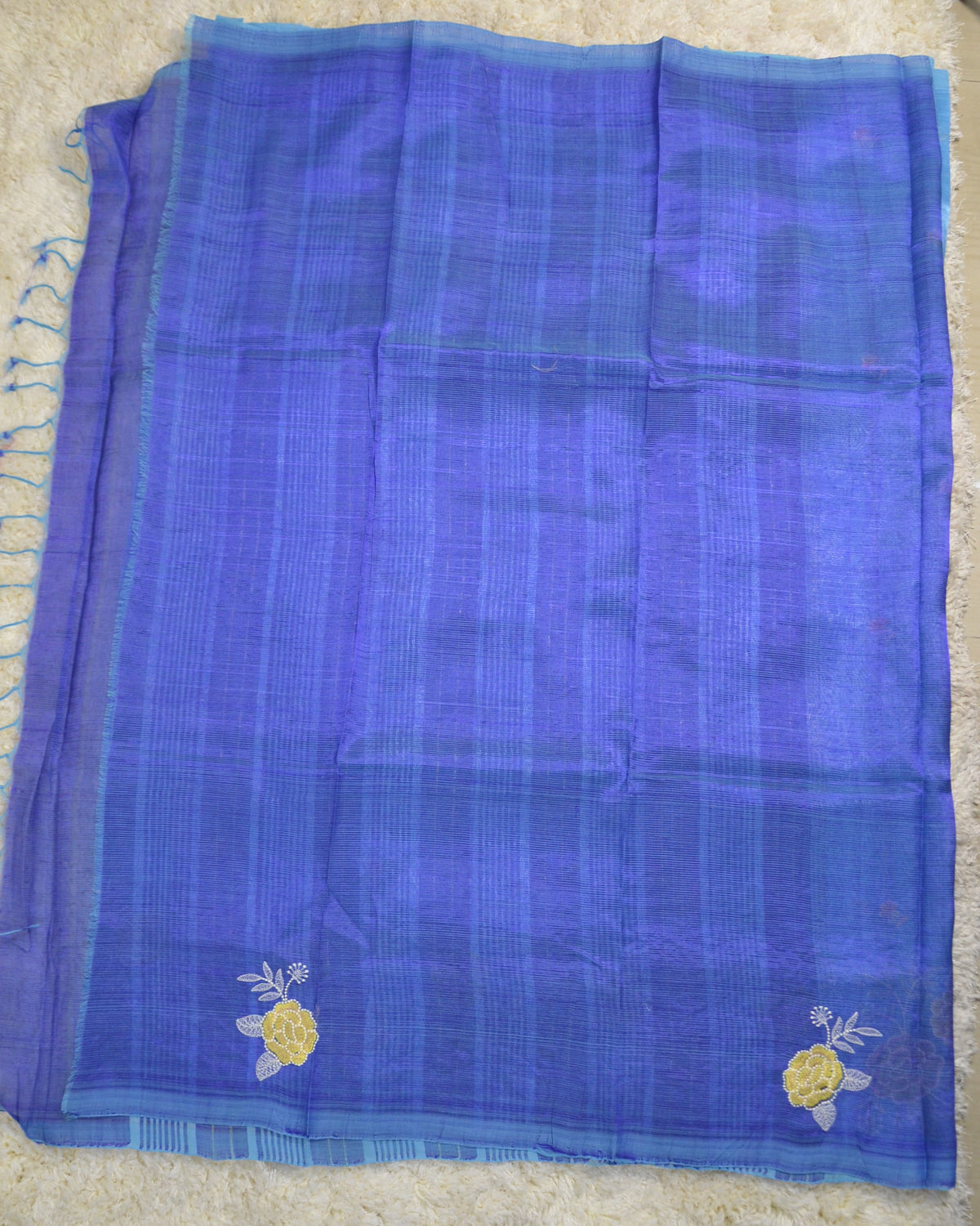 MANGALAGIRI EMBROIDERY SAREE