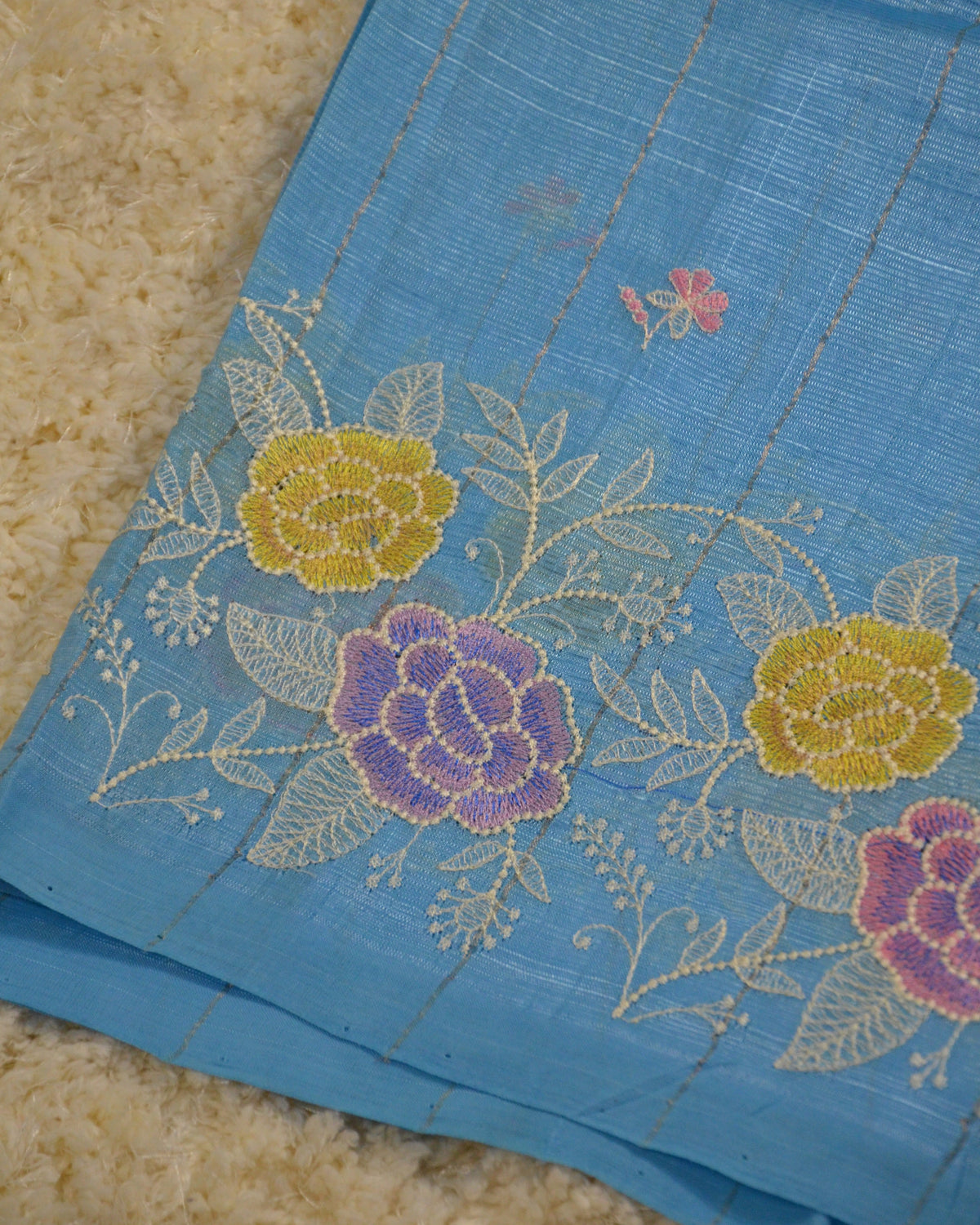 MANGALAGIRI EMBROIDERY SAREE