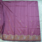TUSSAR SAREE WITH THREAD EMBROIDERY