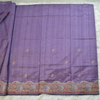 TUSSAR SAREE WITH THREAD EMBROIDERY