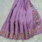 TUSSAR SAREE WITH THREAD EMBROIDERY