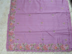 TUSSAR SAREE WITH THREAD EMBROIDERY