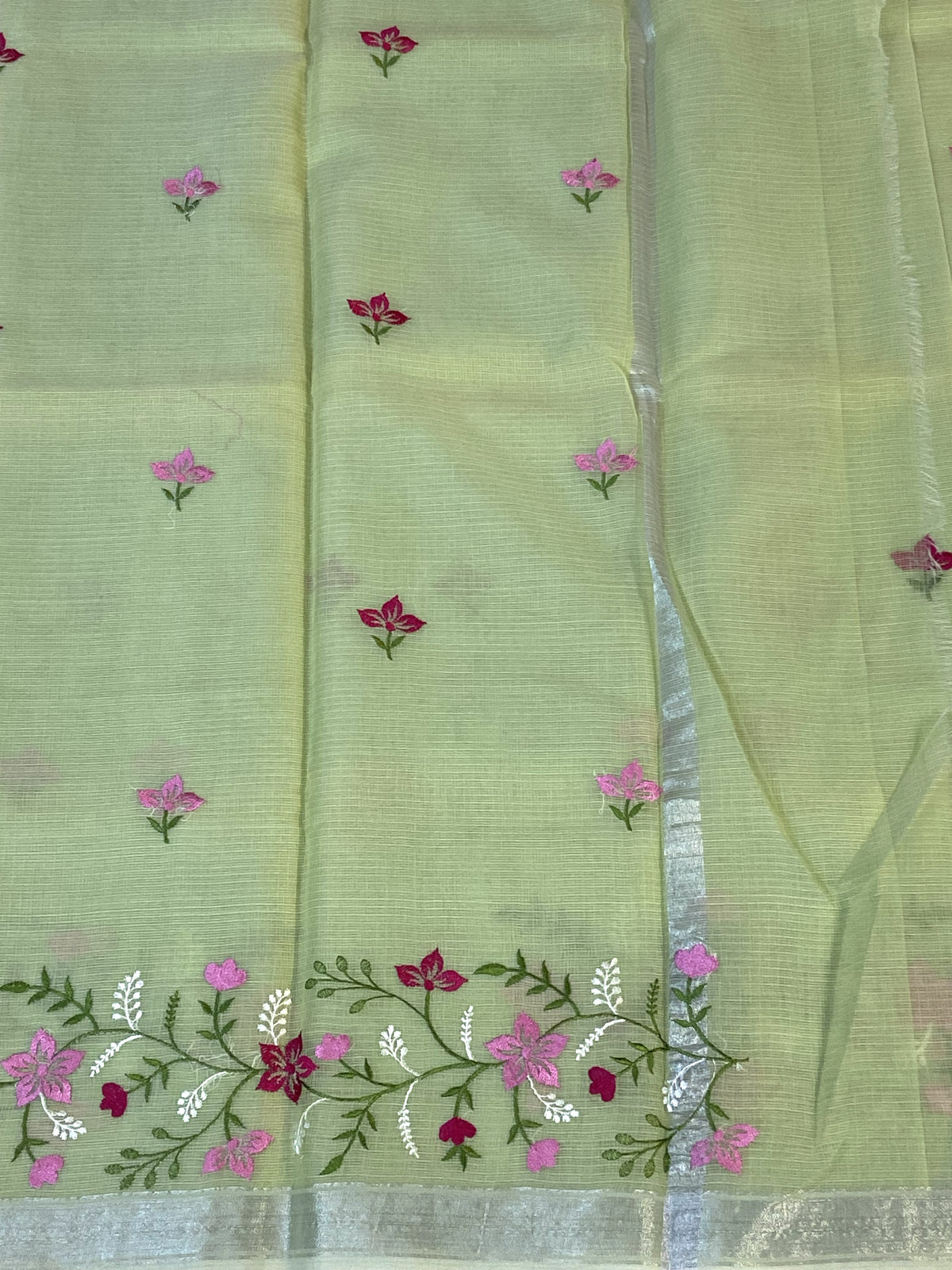 KOTA WITH EMBROIDERY SAREE