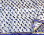 BAGRU PRINT CHANDERI COTTON SAREE