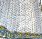 BAGRU PRINT CHANDERI COTTON SAREE