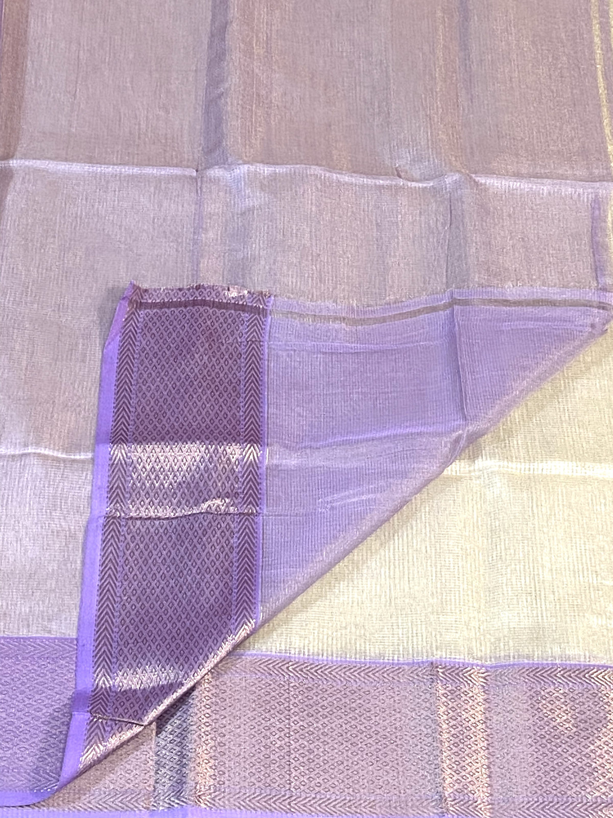 TISSUE MAHESHWARI HANDLOOM SAREE