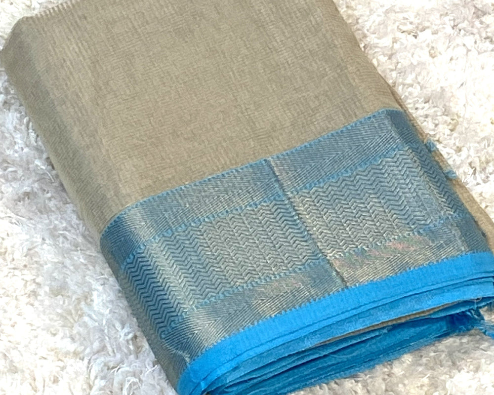 TISSUE MAHESHWARI HANDLOOM SAREE