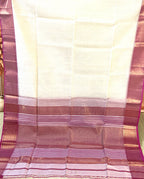 TISSUE MAHESHWARI HANDLOOM SAREE